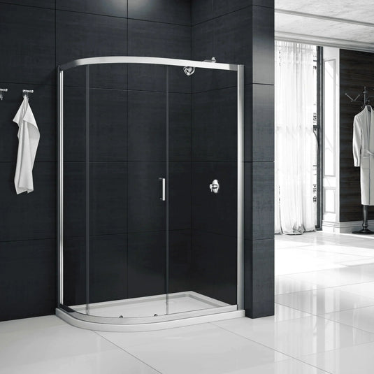 Merlyn MBOX 1 Door Offset Quadrant Shower Enclosure 900 x 760mm - MB1Q976 - Envy Bathrooms Ltd