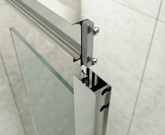 Merlyn MBOX 1000mm Corner Entry Shower Door - Chrome - MBC1000 - Envy Bathrooms Ltd