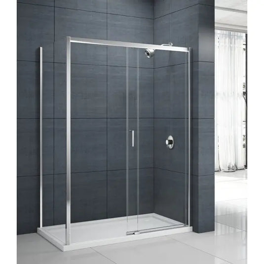 Merlyn MBOX 1200mm Sliding Shower Door (Low Level Access) Right Hand - Chrome - MBLA1200R