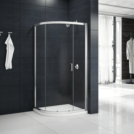 Merlyn MBOX 1 Door Quadrant Shower Enclosure 900mm - MB1Q900 - Envy Bathrooms Ltd