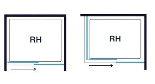 Merlyn MBOX Sliding Shower Door (Low Level Access) 1700mm Left Hand - MBLA1700L - Envy Bathrooms Ltd