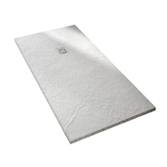Merlyn Truestone 1200 x 800mm Rectangular Shower Tray with integrated Waste - White - T128RTW - Envy Bathrooms Ltd