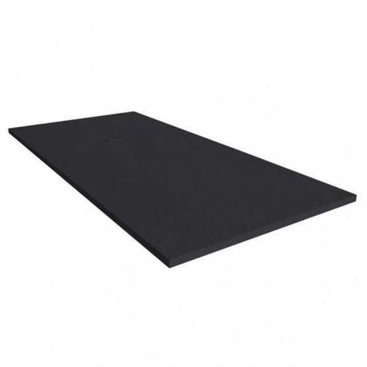 Merlyn Truestone 1400 x 900mm Rectangular Shower Tray with Integrated Waste - Black - T149RTB - Envy Bathrooms Ltd