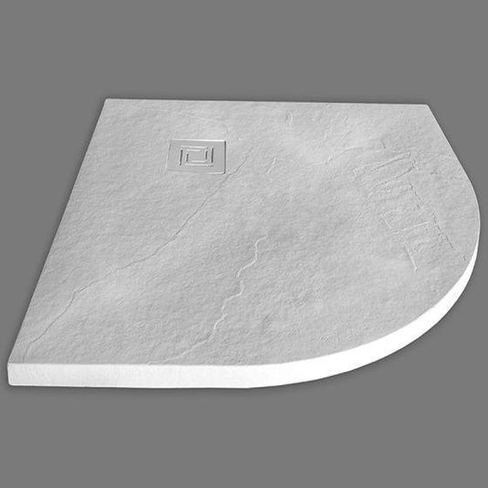 Merlyn Truestone 900 x 900mm Quadrant Shower Tray with Integrated Waste - White - T90QW - Envy Bathrooms Ltd