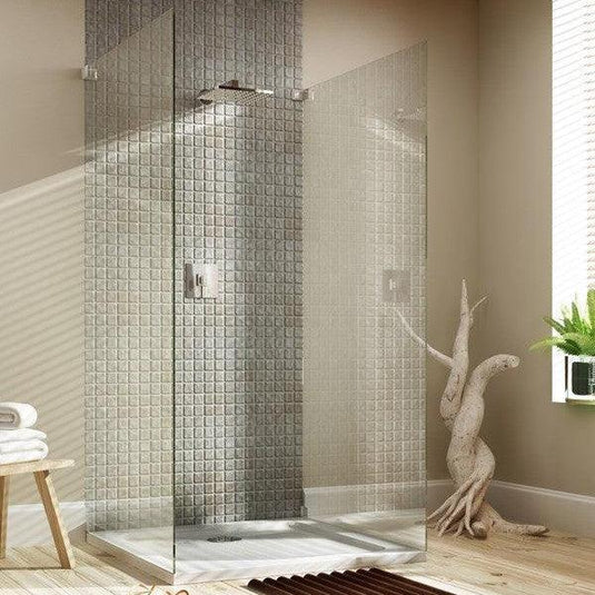 MX Elements 1800mm x 700mm Anti-Slip Rectangular Shower Tray - White - ASXHR - Envy Bathrooms Ltd