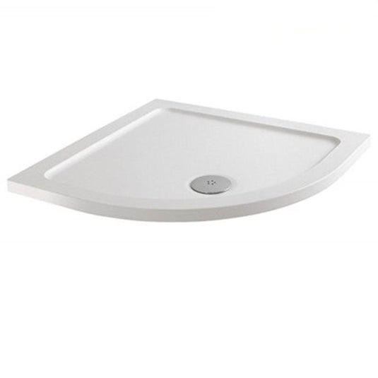 MX Elements 800 x 800mm Anti-Slip Quadrant Shower Tray - White - ASTAU - Envy Bathrooms Ltd
