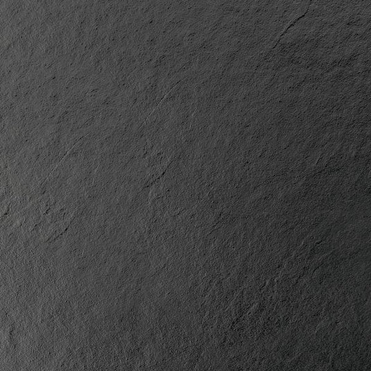 MX Minerals 1600mm x 900mm Anti-Slip Slate Effect Rectangular Shower Tray - Jet Black - X1W - Envy Bathrooms Ltd