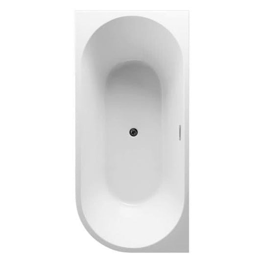 Oceana Barmouth 1500mm J Shape Freestanding Bath (LH) - Envy Bathrooms Ltd