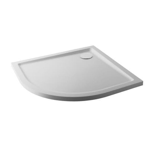 Oceana Form40 800 x 800mm Quadrant Shower Anti-slip Tray - White - Envy Bathrooms Ltd
