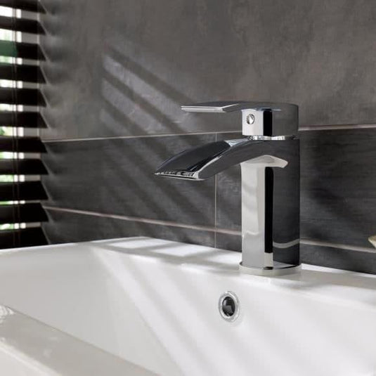 Oceana Medway Basin Monobloc Tap - Chrome Inc Sprung Basin Waste - Envy Bathrooms Ltd