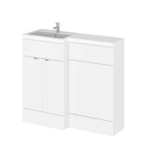 Oceana Rio 1000mm Furniture Set & Basin in Gloss White (LH) - Envy Bathrooms Ltd
