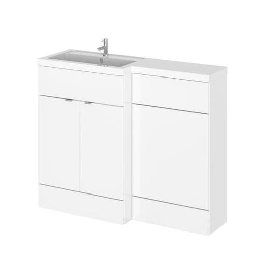 Oceana Rio 1100mm Furniture Set & Basin in Gloss White (LH) - Envy Bathrooms Ltd