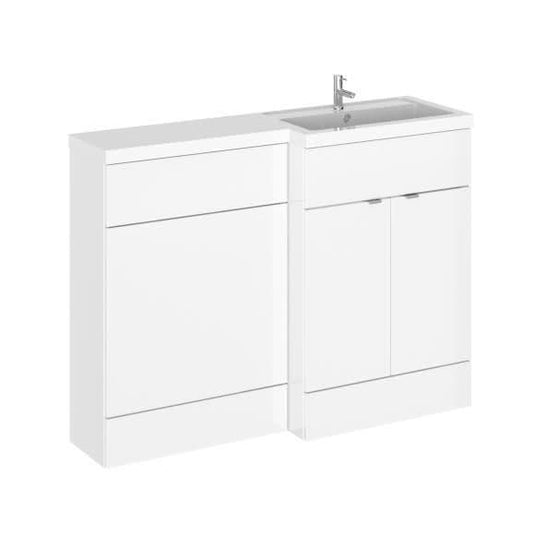 Oceana Rio 1200 Type A Furniture Set & Basin in Gloss White (RH) - Envy Bathrooms Ltd