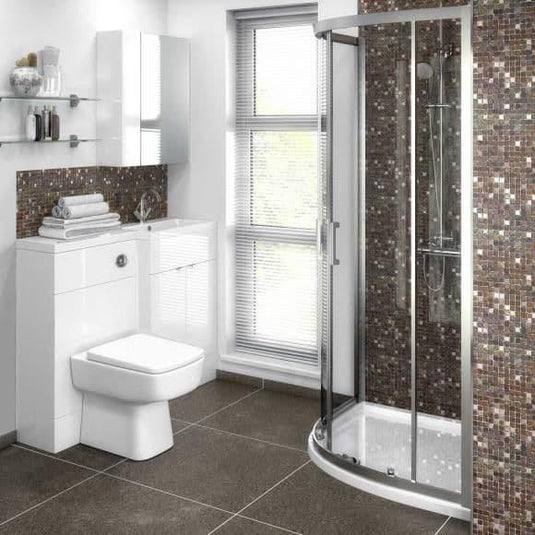 Oceana Rio 1200 Type A Furniture Set & Basin in Gloss White (RH) - Envy Bathrooms Ltd