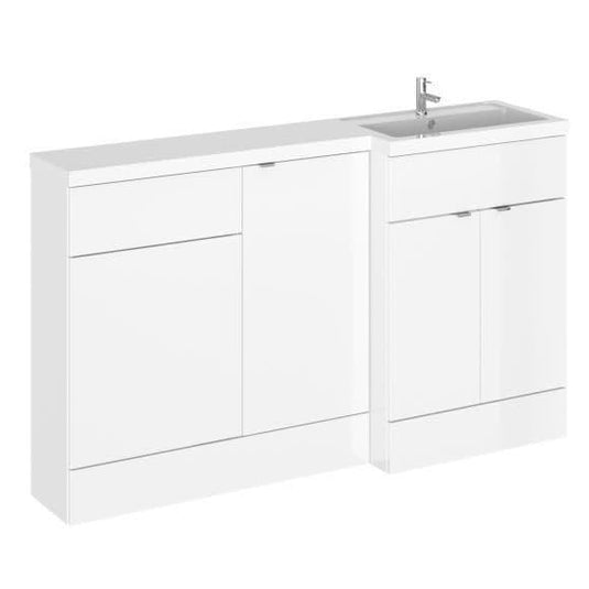 Oceana Rio 1500 Type A Furniture Set & Basin in Gloss White (RH) - Envy Bathrooms Ltd