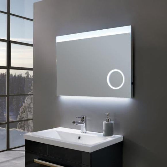 Oceana Vibrance 500 x 700mm LED Mirror - Chrome - Envy Bathrooms Ltd