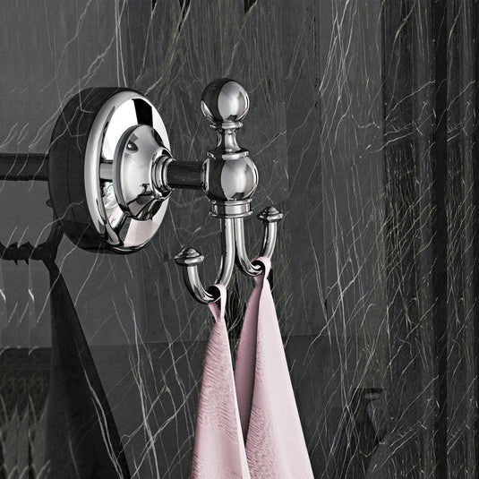 Origins Albany Double Hook - Chrome - Envy Bathrooms Ltd