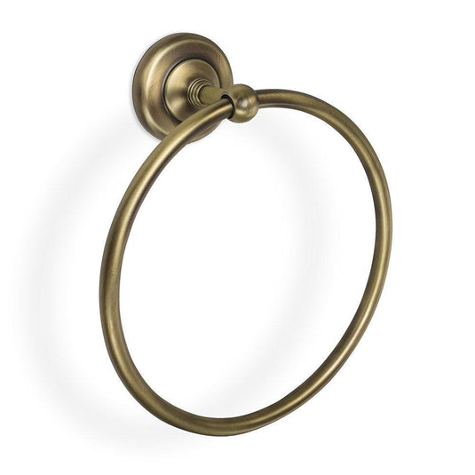 Origins Albany Towel Ring - Aged Brass - Envy Bathrooms Ltd