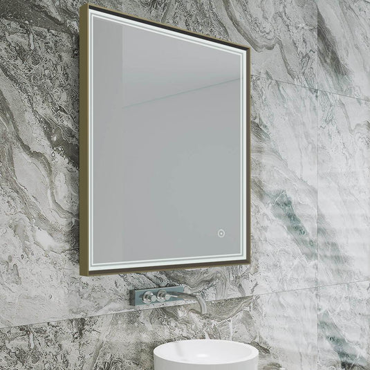 Origins Astoria 140 x 70cm Mirror - Brushed Bronze - Envy Bathrooms Ltd