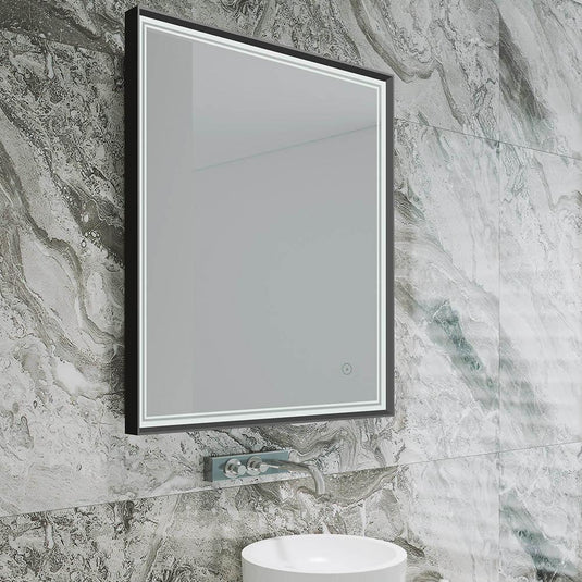 Origins Astoria 60 x 80cm Mirror - Black - Envy Bathrooms Ltd