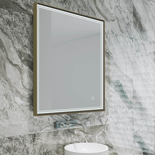 Origins Astoria 60 x 80cm Mirror - Brushed Bronze - Envy Bathrooms Ltd