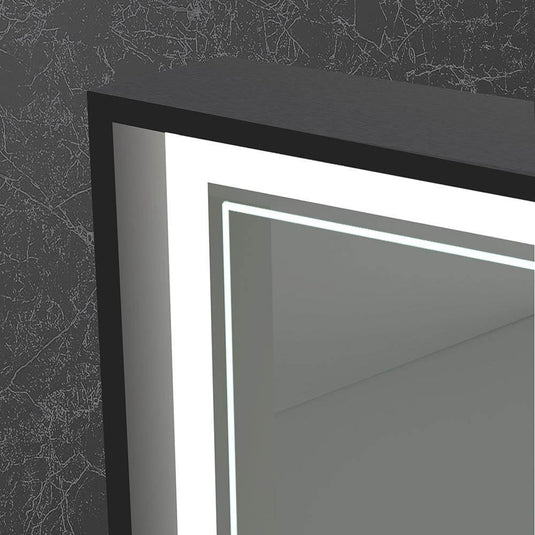 Origins Astoria 140 x 70cm Mirror - Black - Envy Bathrooms Ltd