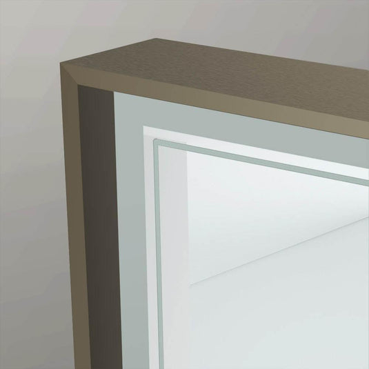 Origins Astoria Mirror 75 Brushed Bronze - 75x90cm - Envy Bathrooms Ltd