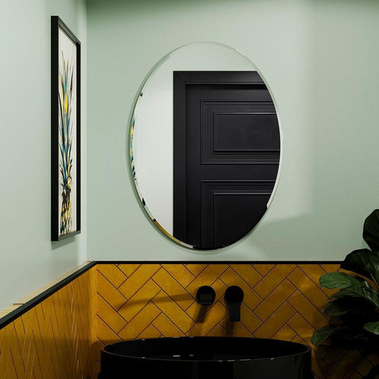 Origins Belvoir Oval Mirror 55 - Envy Bathrooms Ltd