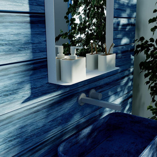 Origins City Mirror with Shelf 50 - White - Envy Bathrooms Ltd