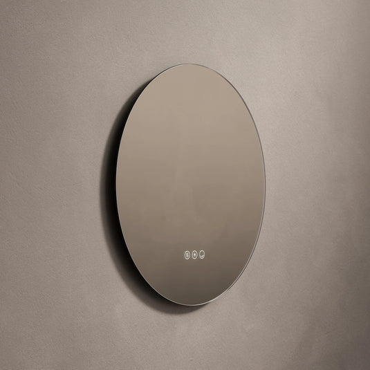 Origins Claris 500mm Round Mirror - No Frame - CLR-01D050-03 - Envy Bathrooms Ltd