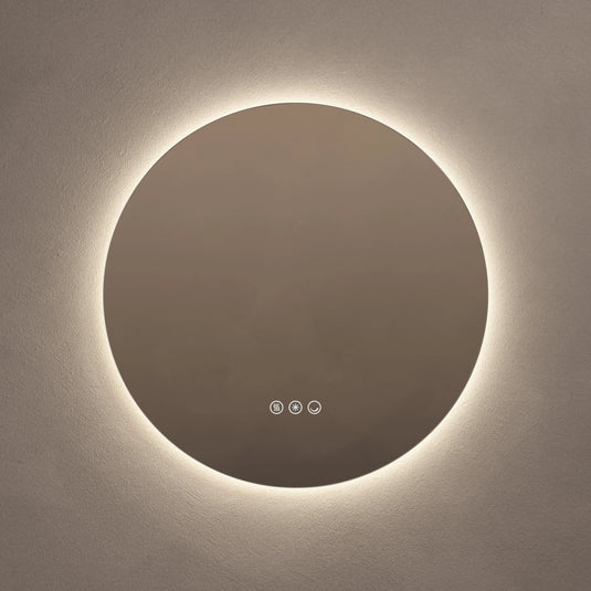 Origins Claris 500mm Round Mirror - No Frame - CLR-01D050-03 - Envy Bathrooms Ltd