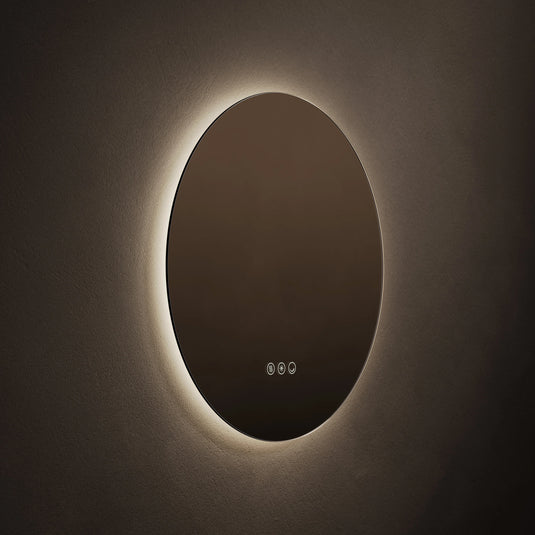 Origins Claris 500mm Round Mirror - No Frame - CLR-01D050-03 - Envy Bathrooms Ltd