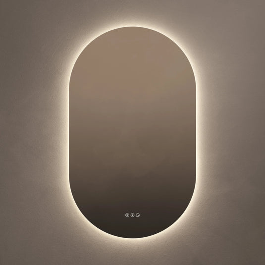 Origins Claris 600mm Capsule Mirror - No Frame - CLR-01C610-03 - Envy Bathrooms Ltd