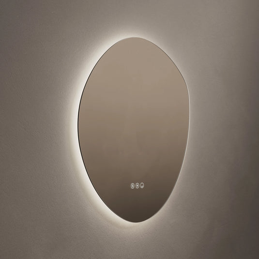 Origins Claris 600mm Organic Mirror - No Frame - CLR-01G658-03 - Envy Bathrooms Ltd