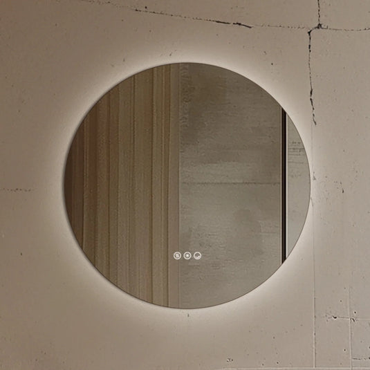 Origins Claris 600mm Round Mirror - No Frame - CLR-01D060-03 - Envy Bathrooms Ltd