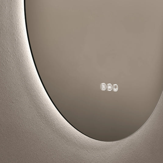 Origins Claris 600mm Round Mirror - No Frame - CLR-01D060-03 - Envy Bathrooms Ltd