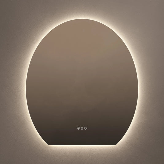 Origins Claris 800 Oval Cut Mirror - No Frame - CLR-01V089-03 - Envy Bathrooms Ltd