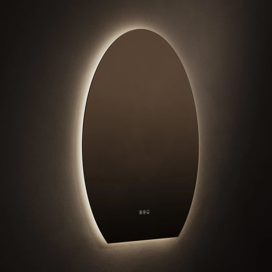 Origins Claris 800 Oval Cut Mirror - No Frame - CLR-01V089-03 - Envy Bathrooms Ltd