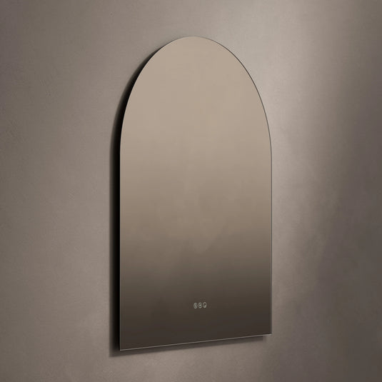 Origins Claris 800mm Arch Mirror - No Frame - CLR-01R810-03 - Envy Bathrooms Ltd