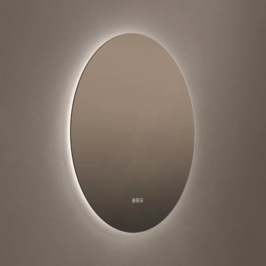 Origins Claris 800mm Round Mirror - No Frame - CLR-01D080-03 - Envy Bathrooms Ltd