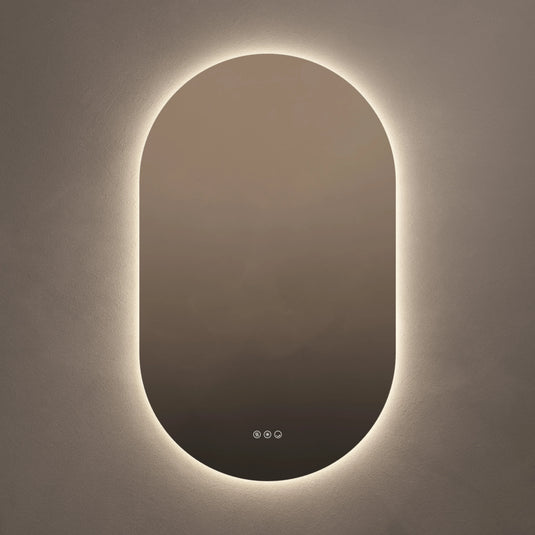 Origins Claris 600mm Capsule Mirror - No Frame - CLR-01C610-03 - Envy Bathrooms Ltd