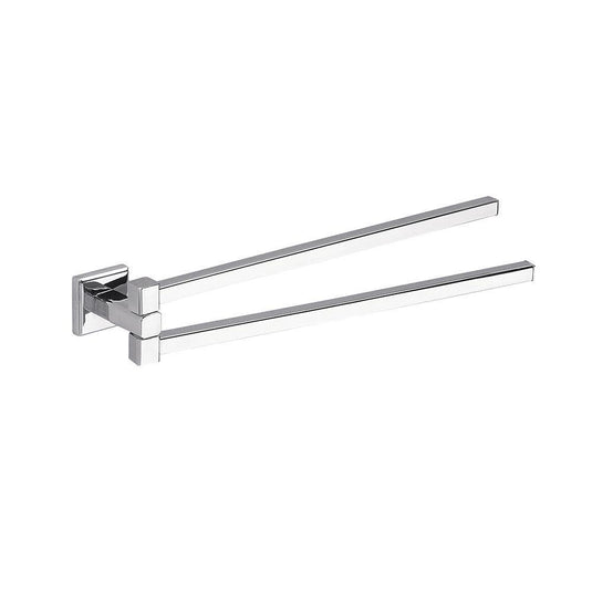 Origins Colorado Double Swing Towel Rail - Chrome - Envy Bathrooms Ltd
