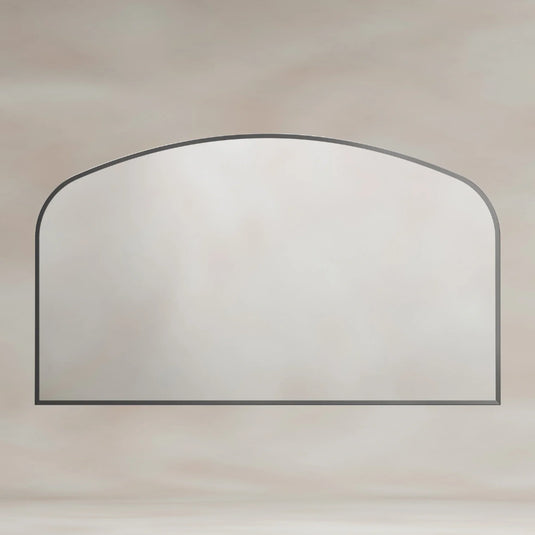 Origins Delphine 1200mm Overmantel Arch Mirror - Gunmetal - DEL-00R127-GM - Envy Bathrooms Ltd