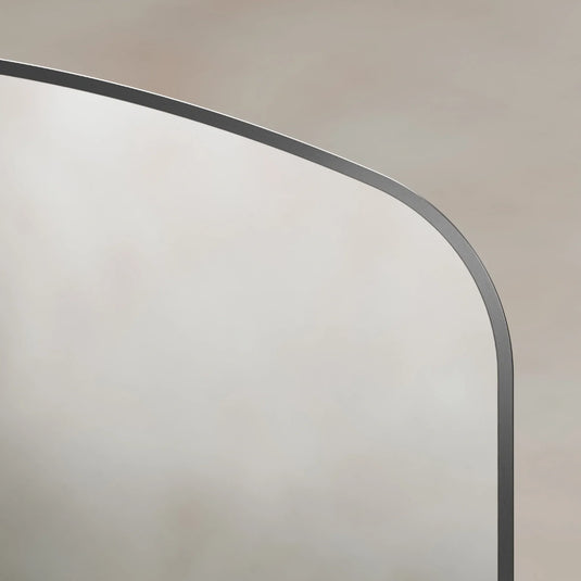 Origins Delphine 1200mm Overmantel Arch Mirror - Gunmetal - DEL-00R127-GM - Envy Bathrooms Ltd