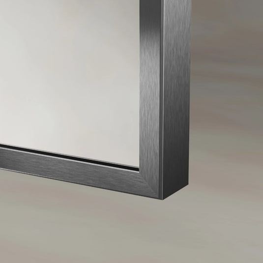 Origins Delphine 1200mm Overmantel Arch Mirror - Gunmetal - DEL-00R127-GM - Envy Bathrooms Ltd