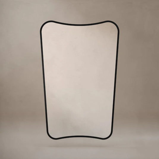 Origins Delphine 600mm Mirror - Black - DEL-001069-BK - Envy Bathrooms Ltd