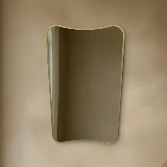 Origins Delphine 600mm Mirror - Brushed Brass - DEL-001069-BB - Envy Bathrooms Ltd
