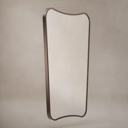 Origins Delphine 600mm Mirror - Brushed Bronze - DEL-001069-BZ - Envy Bathrooms Ltd