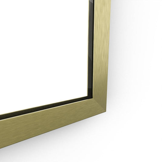 Origins Docklands 40 x 100cm Rectangular Mirror - Brushed Brass - Envy Bathrooms Ltd