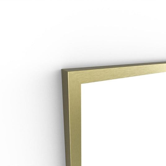 Origins Docklands 40 x 100cm Rectangular Mirror - Brushed Brass - Envy Bathrooms Ltd